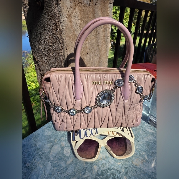 Emilio Pucci White Sunglasses - Picture 3 of 4